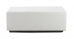 Ottaman White Rectangle
