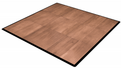 Dark Maple Vinyl Dance Floor