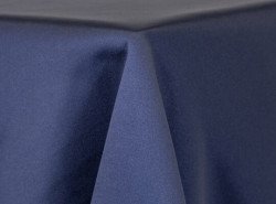 Navy Lamour Matte Satin Linen