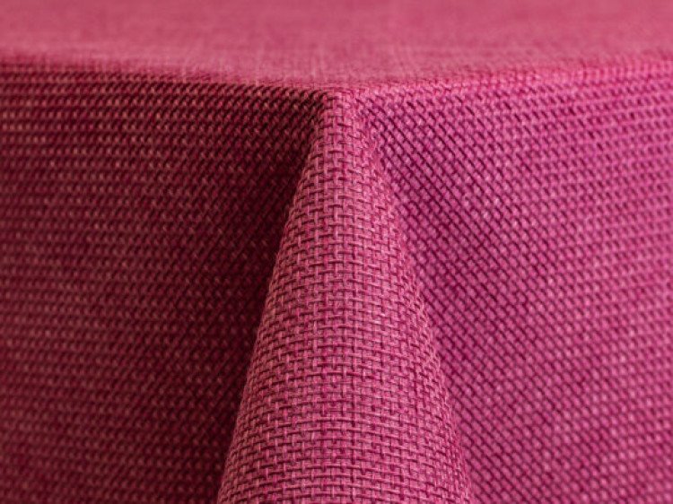 Hot Pink Rattan Linen