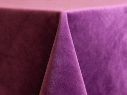 Grape Velvet Linen