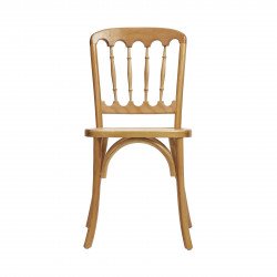 Natural Wood Regency Chair