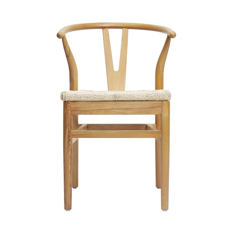 Wood Natural Wishbone Chair | A1PartyNYC.com Brooklyn, NY