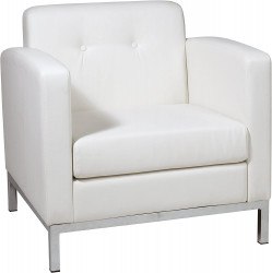 White Club Armchair