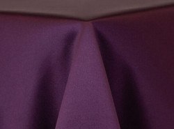 Eggplant Lamour Matte Satin Linen