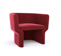 Club20Crimson 1735595542 Cachet Club Chair - Velvet