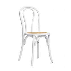 A120Party Chairs 451 1712249605 1 White Bentwood Chair & Rattan Seat
