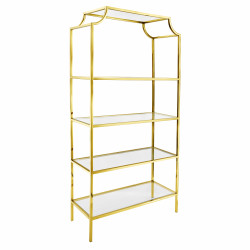 A120Rental Shelf201 2 1697210897 2 Gold Draped Arch Display Shelf (middle)