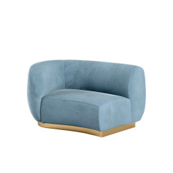 Colette Cascade Right - Rain Velvet
