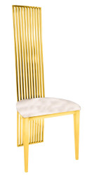 Gold Florence Chair Ivory