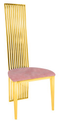 Gold Florence Chair Blush