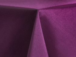 Eggplant Polyester Linen