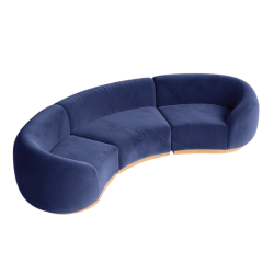 Colette Cascade Arc Sofa - Velvet Cascade20 20Arc20Sofa20 20Sapphire 1742241942 Colette Cascade Arc Sofa - Velvet