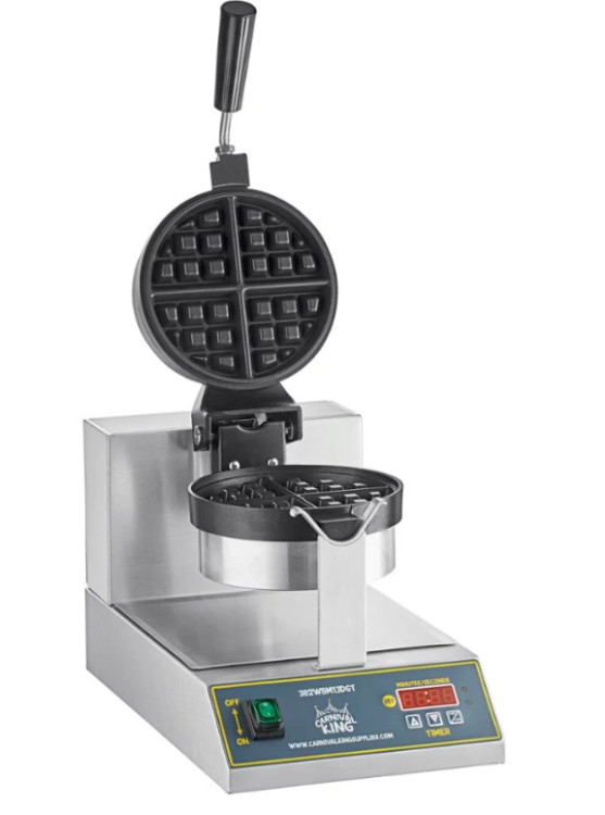 Non Stick Belgian Waffle Maker With Digital Timer & Temp