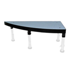 BilJax Stage Round RIGHT Extension Stage Deck Platform (4'x2 BilJax Stage Round RIGHT Extension Stage Deck Platform (4'x2