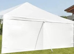 Tent Walls Solid White