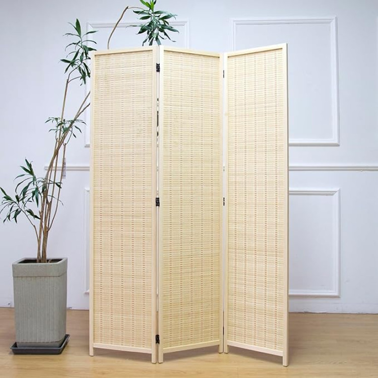 Bamboo 3 Panel Room Divider