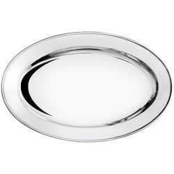 Acopa Oval Stainless Steel Platter 11 3/4 x 8
