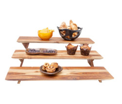 3 Tier Wood Riser 23W X 6D