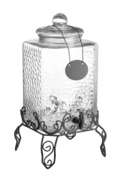 520Gallon20Hammered20Glass20Beverage20Dispenser20with20Meta 1 Drink Beverage Dispensers