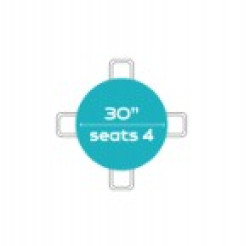 Brushed20stainless 1768242301 30" Brushed Stainless Airport Highboy Table