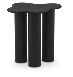 Romaine Iron End/Side Table Black