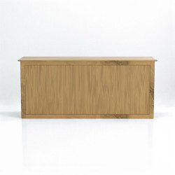 Natural Wood Ribbed Bar - 5'