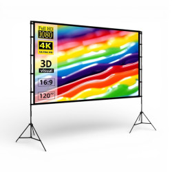 120 Portable Projector Screen with Stand