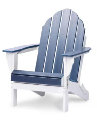 Adirondack Blue & White chair