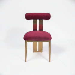 Atarah Dining Chair - Plum Velvet Atarah Dining Chair - Plum Velvet