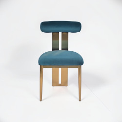 Atarah Dining Chair - Teal Velvet Atarah Dining Chair - Teal Velvet